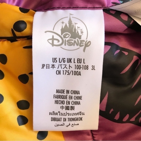 Disney Reversable Sally Nightmare Before Christmas Puffer Jacket, Size Large - Picture 12 of 14